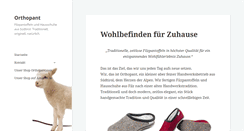 Desktop Screenshot of filzpantoffeln.info